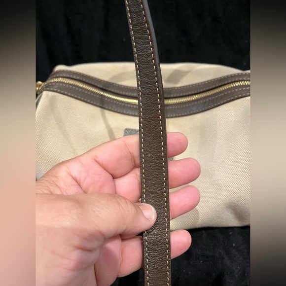 EUC Burberry Blue Label Canvas and Leather Satchel Crossbody - Picture 10 of 15